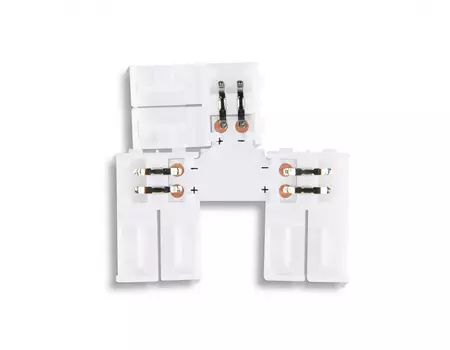 5шт. Соединитель T для светодиодной ленты 2835 12/24V (2 конт.) Ambrella light ILLUMINATION LED GS6901