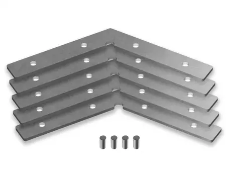 5шт. Соединитель угловой для алюминиевого профиля "Profile System" 120° Ambrella light ILLUMINATION Profile System GP8053