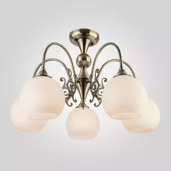 60052/5 античная бронза античная бронза Потолочная люстра Eurosvet Aria 78698