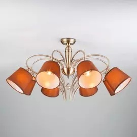 60074/8 античная бронза Потолочная люстра ЕВРОСВЕТ Lilly