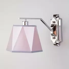 60076/1 хром Бра настенное с серебряным абажуром Eurosvet Corner