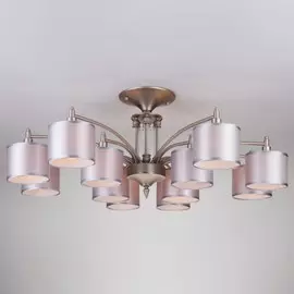 Потолочная люстра Eurosvet Adagio 60080/12 сатин-никель