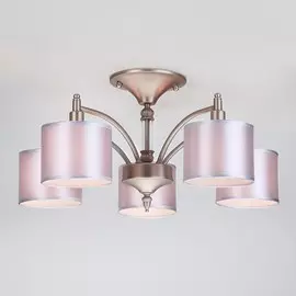60080/5 сатин-никель Потолочная люстра Eurosvet Adagio