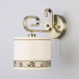 60086/1 античная бронза Бра настенное с выключателем Eurosvet Frangia a043689