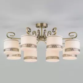 60086/8 античная бронза Потолочная люстра Eurosvet Frangia a043697