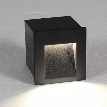 6907 Встраиваемый уличный фасадный светильник Nowodvorski STEP LED GRAPHITE
