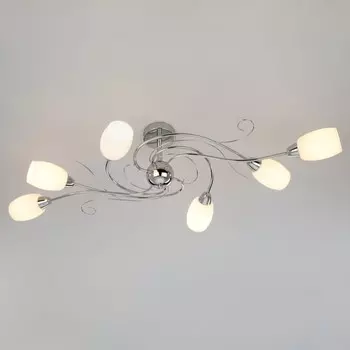 70036/6 хром Потолочная люстра ЕВРОСВЕТ Саванна