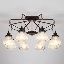 70078/8 черный Потолочная люстра ЕВРОСВЕТ Fregata