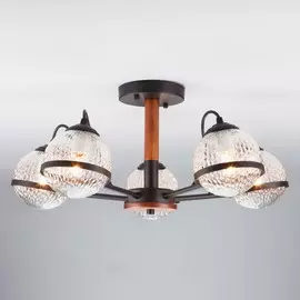 70081/5 черный Потолочная люстра ЕВРОСВЕТ Livia