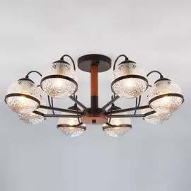 70081/8 черный Потолочная люстра ЕВРОСВЕТ Livia