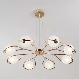 70089/8 золото Подвесная люстра ЕВРОСВЕТ Camomile