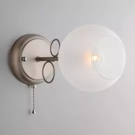 70095/1 сатин-никель Бра ЕВРОСВЕТ Tondo