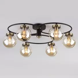 70104/6 черный Потолочная люстра Eurosvet Link a044722