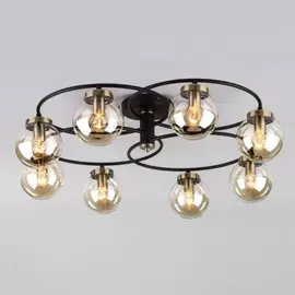 70104/8 черный Потолочная люстра Eurosvet Link a044723