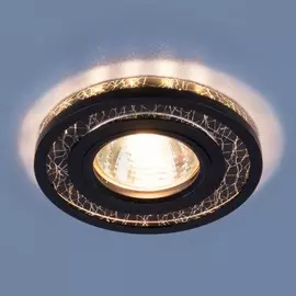 7020 MR16 BK/SL черный/серебро Точечный встраиваемый светильник Elektrostandard (a036739)