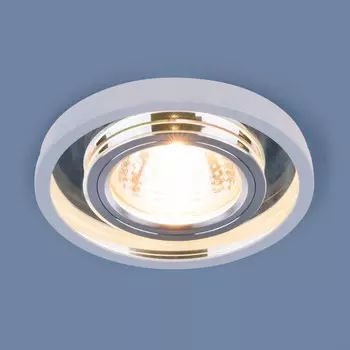 7021 MR16 SL/WH зеркальный/белый Точечный встраиваемый светильник Elektrostandard (a036742)