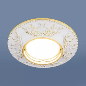 7217 MR16 WHG белый/золото Встраиваемый точечный светильник Elektrostandard (a030423)