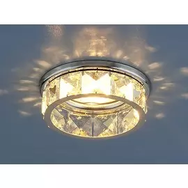 7275 MR16 CH/CL Встраиваемый светильник с хрусталем Elektrostandard хром/прозрачный (a032281)