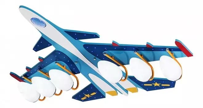 Потолочная люстра с ПДУ Kink Light Бомбардировщик 074506