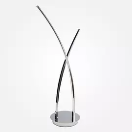 80400/2 хром Светодиодная настольная лампа ЕВРОСВЕТ Hi-tech