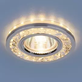 8355 MR16 CL/CH прозрачный/хром Точечный встраиваемый светильник Elektrostandard (a037508)