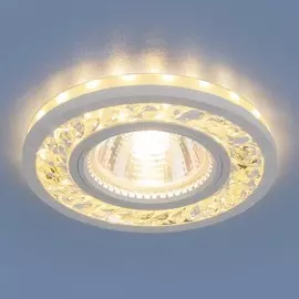 8355 MR16 CL/WH прозрачный/белый Точечный встраиваемый светильник Elektrostandard (a037507)