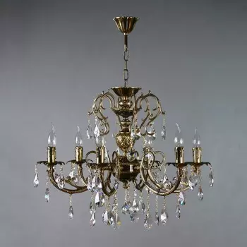 8888/6 PB Подвесная люстра Ambiente Alicante Tear drop