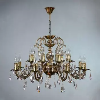 8888/8+8 PB Подвесная люстра Ambiente Alicante Tear drop