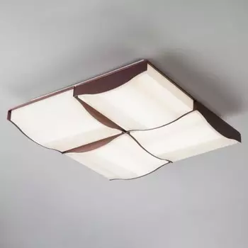 90031/4 кофе Светодиодная потолочная люстра с пультом ДУ ЕВРОСВЕТ Relief