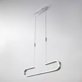 90072/1 серебряный Светодиодный подвесной светильник с пультом ДУ ЕВРОСВЕТ Sender