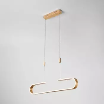 90072/1 золотой Светодиодный подвесной светильник с пультом ДУ ЕВРОСВЕТ Sender