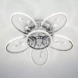 90097/6 хром Светодиодная потолочная люстра ЕВРОСВЕТ Soul