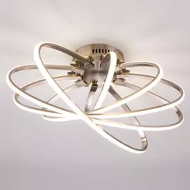 90100/5 сатин-никель сатин-никель Люстра потолочная светодиодная Eurosvet Evia