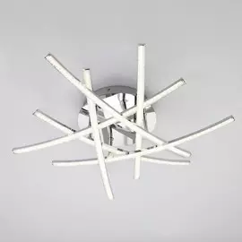 90107/6 хром Светодиодная потолочная люстра ЕВРОСВЕТ Showy