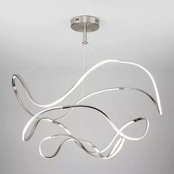 90109/3 сатин-никель Светодиодная подвесная люстра ЕВРОСВЕТ Filmy