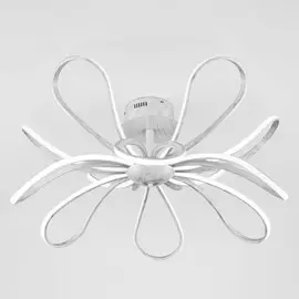 90134/12 белый с серебром белый с серебром Люстра потолочная светодиодная с пультом ДУ Eurosvet Nerina