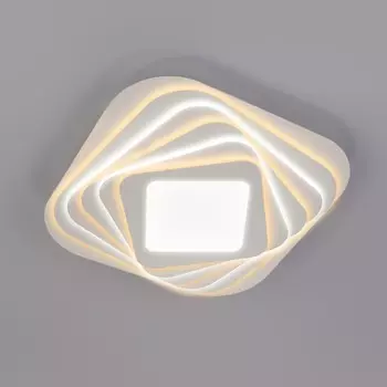 90154/6 белый Люстра потолочная светодиодная с пультом ДУ Eurosvet Salient