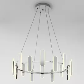 90206/16 хром Подвесная светодиодная люстра Eurosvet Riddle a043714