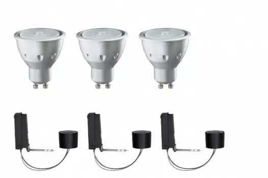 3шт. Светодиодная лампа GU10 3*3,5W 3000К (теплый) 2Easy Paulmann 92606