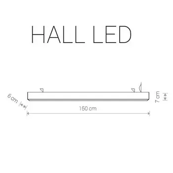 9466 Подвесной светильник Nowodvorski HALL LED