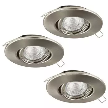 95359 Комплект из 3 встраиваемых точечных поворотных светильников Eglo Tedo