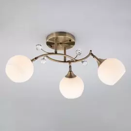 9604/3 Потолочная люстра Eurosvet античная бронза