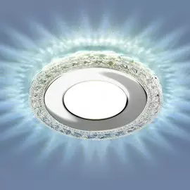 9909 LED 8W CL прозрачный Светильник встраиваемый светодиодный с подсветкой Elektrostandard