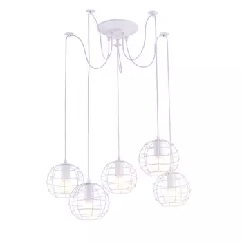 Подвесная люстра Arte Lamp Spider A1110SP-5WH