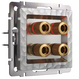 Акустическая розетка (серебряный) Hammer Werkel W1285006