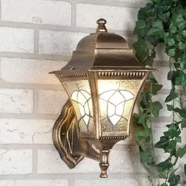 Altair черное золото Уличный настенный светильник Elektrostandard 4690389012167 (a024999)