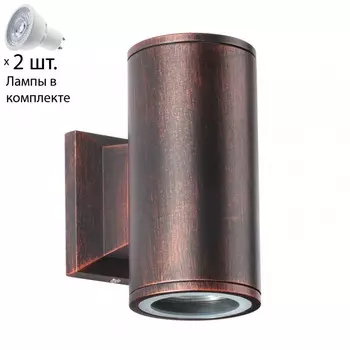 Архитектурный уличный светильник с лампочками Novotech 370407+Lamps