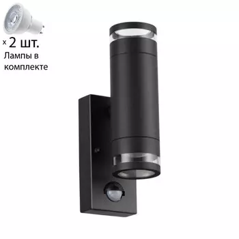 Архитектурный уличный светильник с лампочками Odeon 6605/2W+Lamps