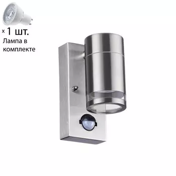 Архитектурный уличный светильник с лампочкой Odeon 6604/1W+Lamps