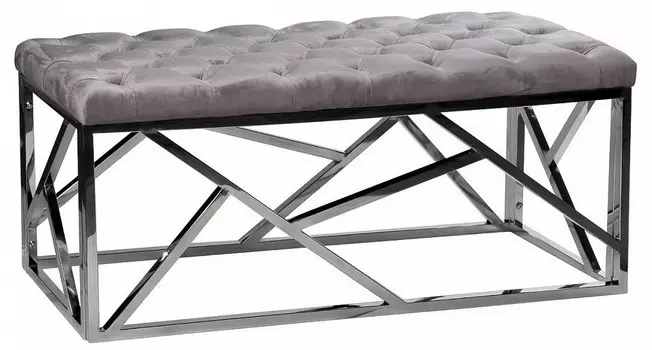 Банкетка 76AR-7160 Garda Decor 76AR-7160BAN-SER, TT-00007814